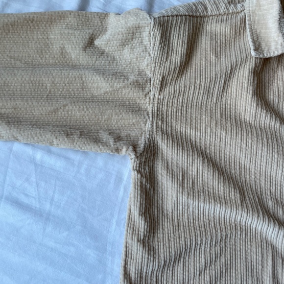 American Eagle Corduroy Cropped Shirt Jacket - Picture 10 of 12